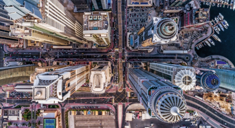 Alguien Vol Sobre El Nido Del Emir Fotografiar Dubai Desde Una Vista