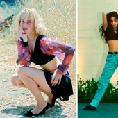 The style of the 80s and 90s in the bright photos of fashionistas of those years