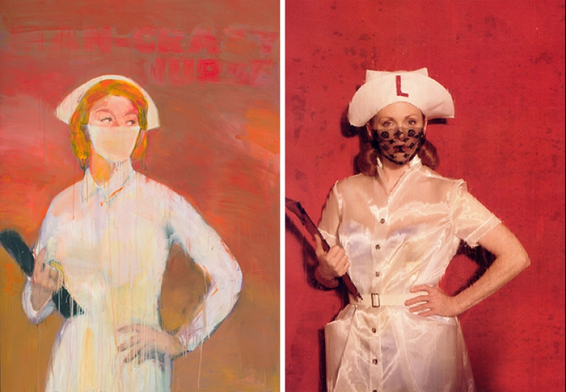 Portraits of ladies: Julianne Moore in fashionable interpretations of great paintings