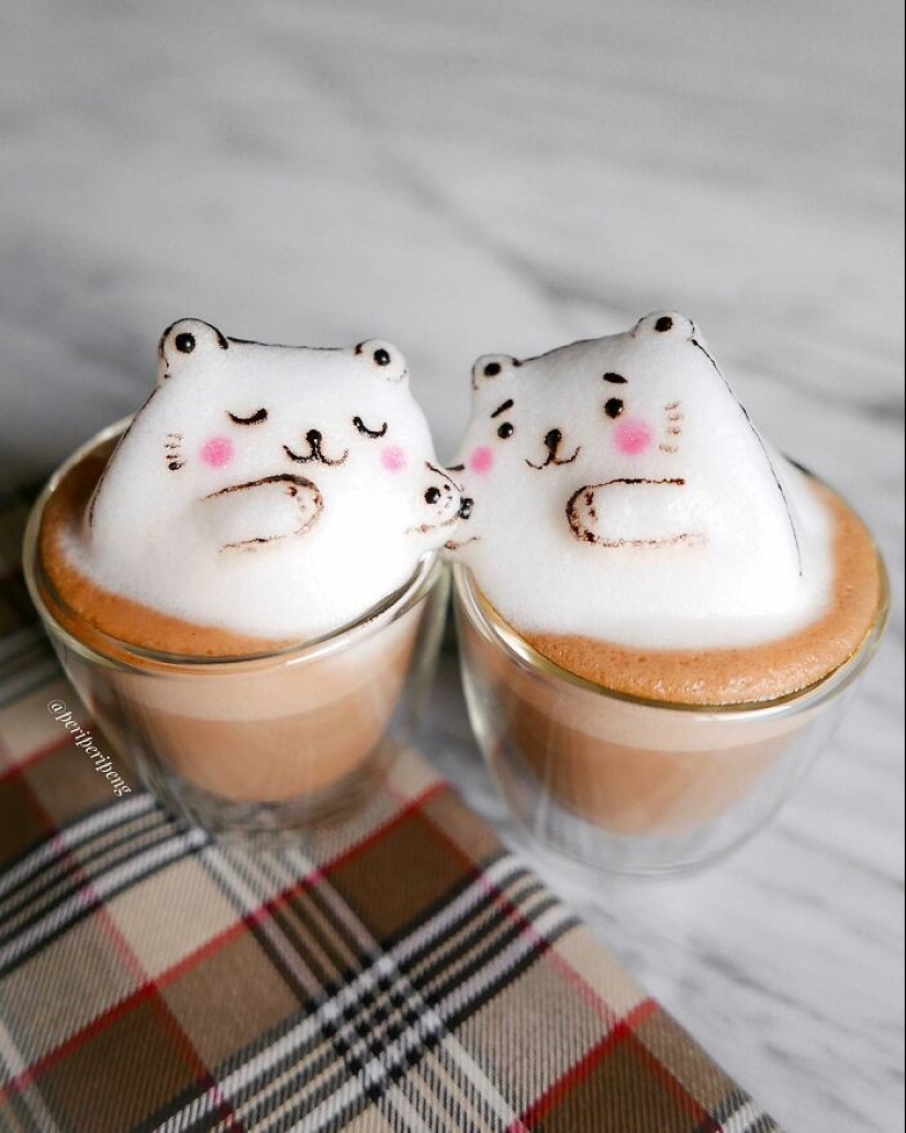 This Woman Creates Captivating Coffee Art And It’s Too Cute To Drink