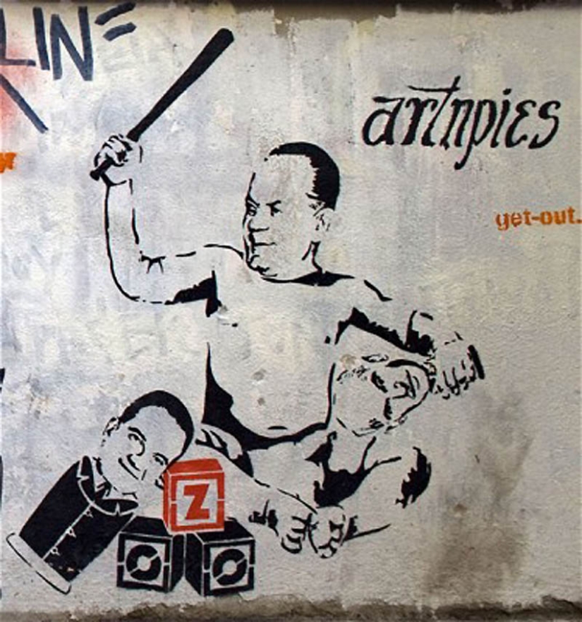 Graffiti en Atenas