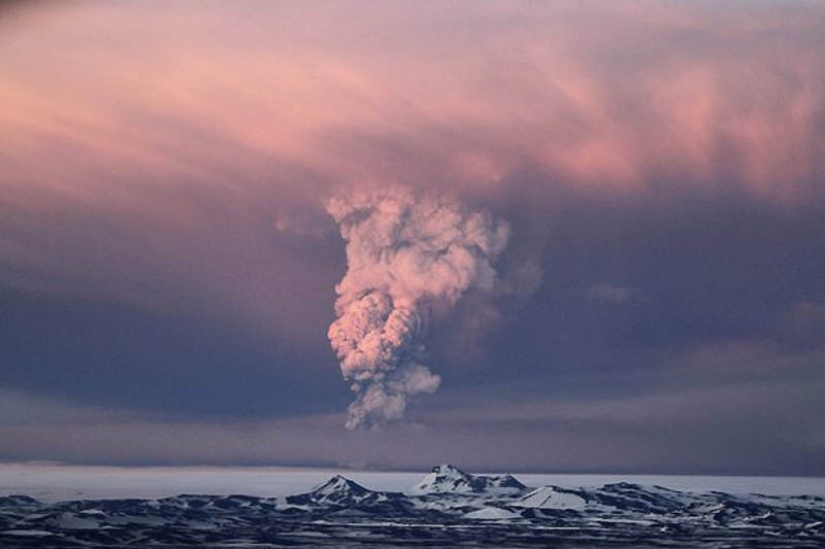 La erupción del volcán Islandés encuentra grímsvötn (parte 2)