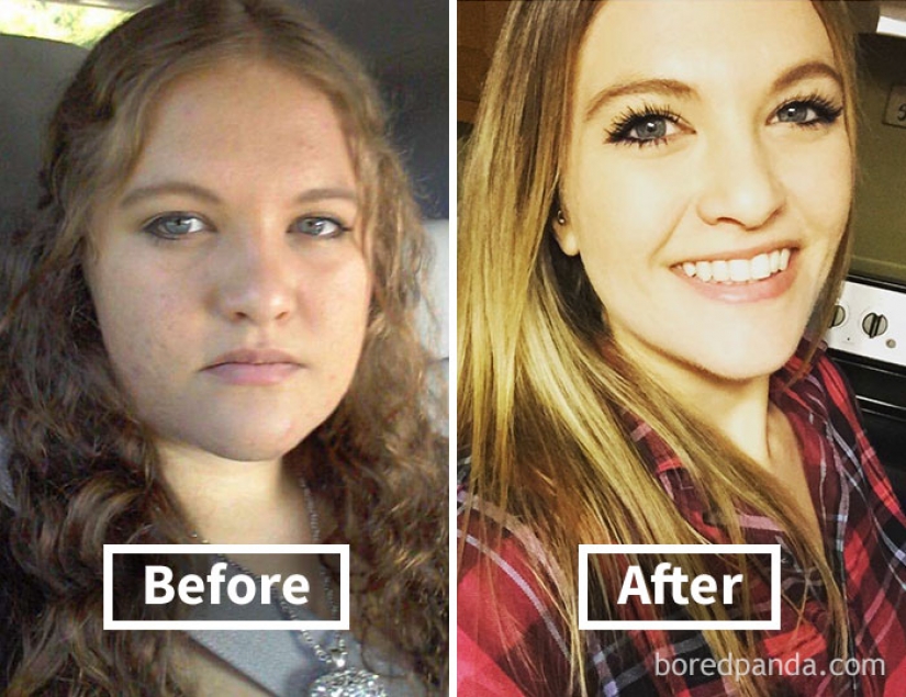 32 inspiring examples of how weight loss transforms the face