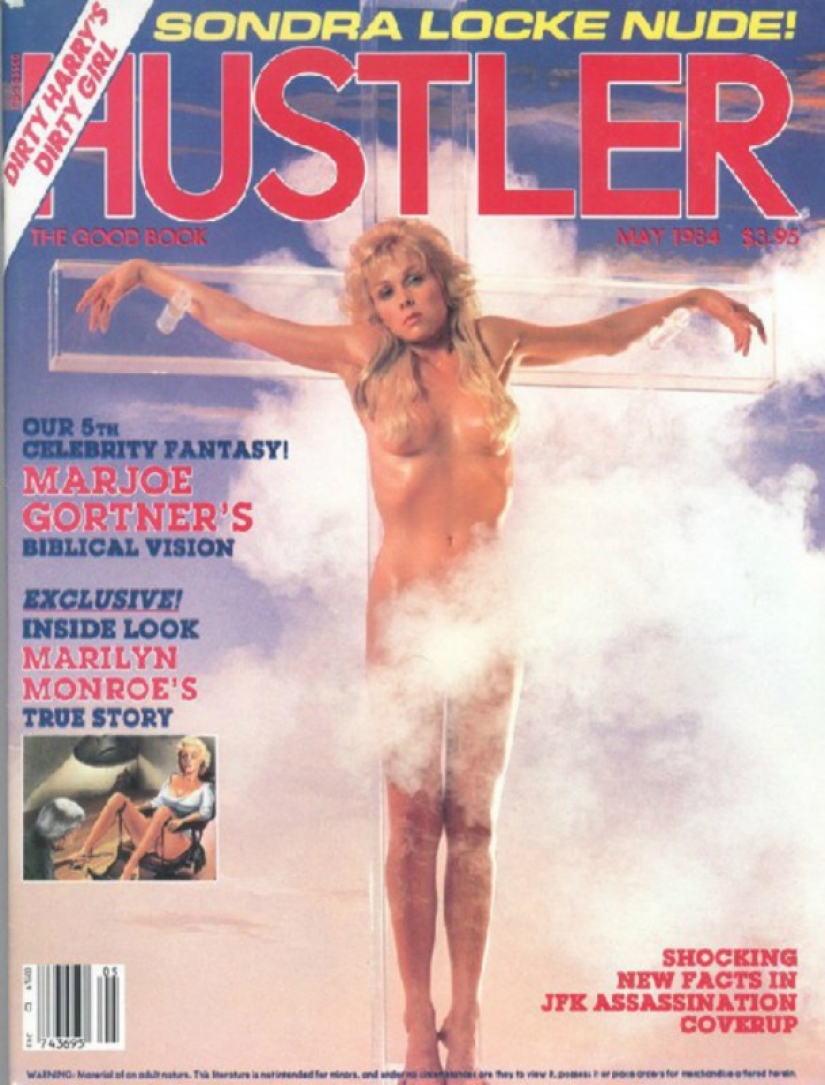 uncencered hustler magazine covers