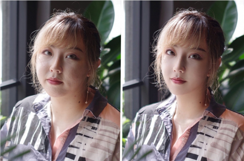 11 fotos de las niñas de Asia antes y después de FaceTune