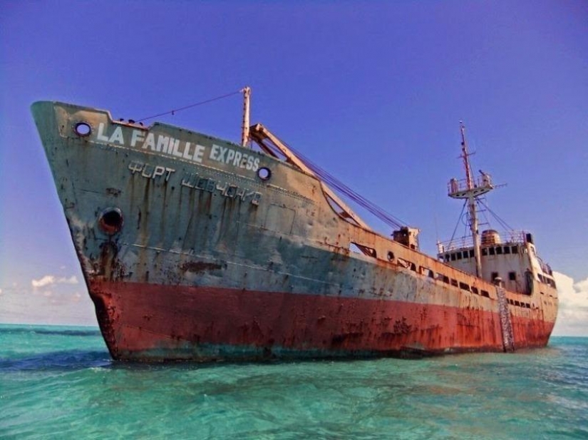 12 sunken ships, which you can see without scuba gear