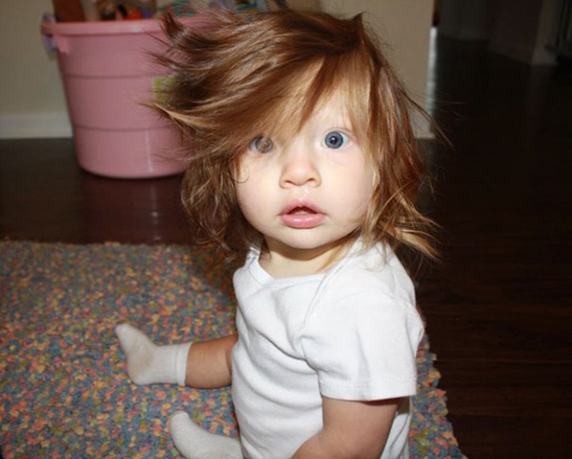 15 cute kids who are born with gorgeous hair