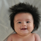 15 cute kids who are born with gorgeous hair