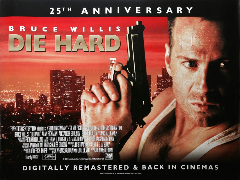 15 hechos acerca de la película de culto "die hard"
