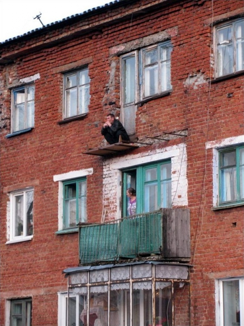 17 obra maestra balcones que puede ser visto sólo en las extensiones de Rusia