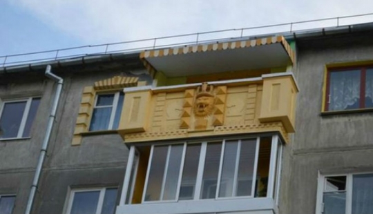 17 obra maestra balcones que puede ser visto sólo en las extensiones de Rusia