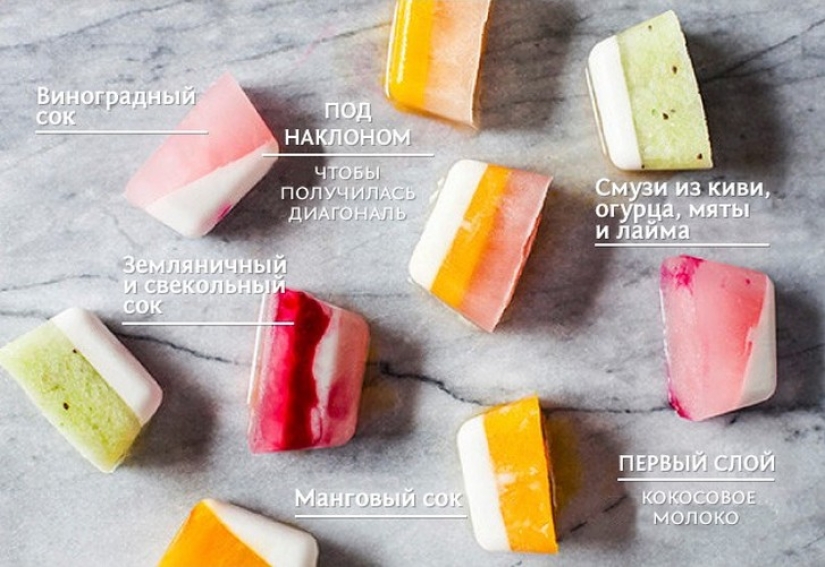 18 fresco formas de utilizar bandejas de cubitos de hielo
