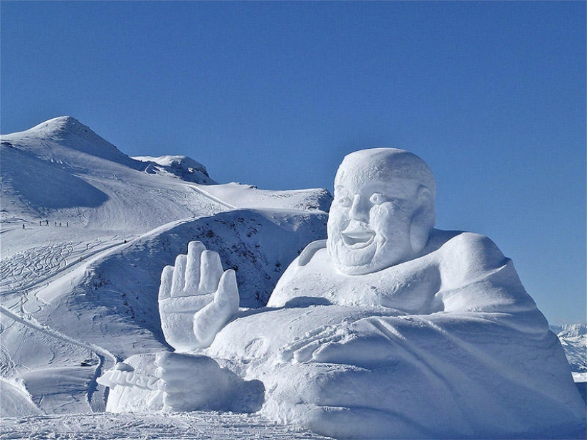20 examples of what else besides snowman, you can sculpt out of snow