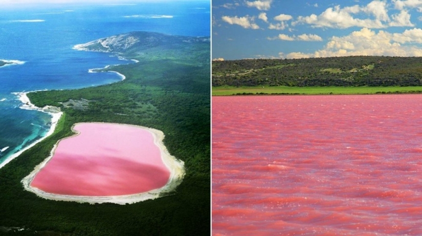 20 places on the planet where nature has not regretted paints