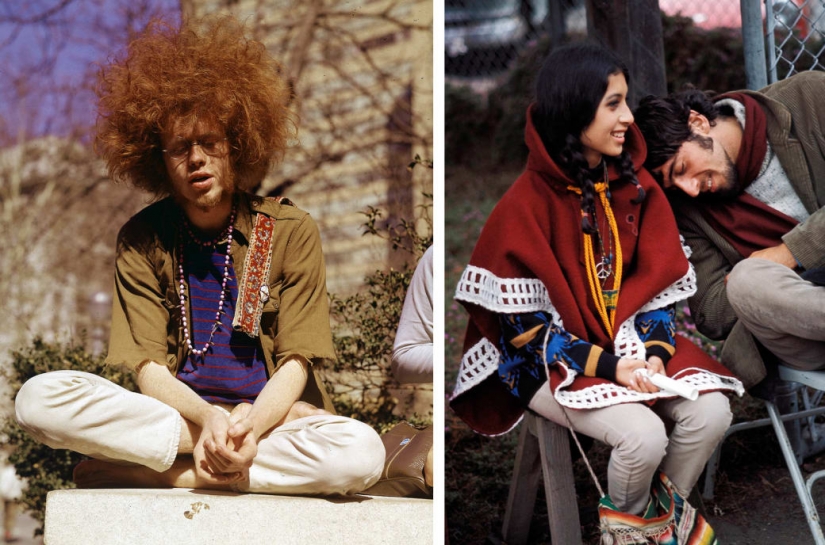 23 fotos que muestran cómo todavía era un hippie sin frenos