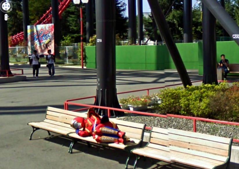 25 de el más loco de los tiros por las cámaras de Google Street View