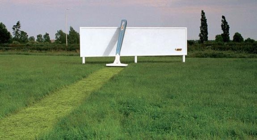25 examples of brilliant ads, perfectly inscribed in the urban jungle