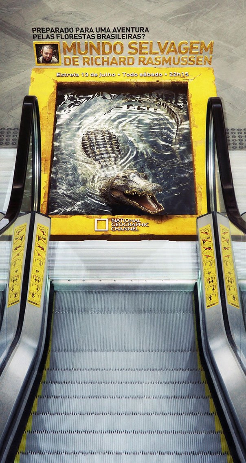 25 examples of brilliant ads, perfectly inscribed in the urban jungle