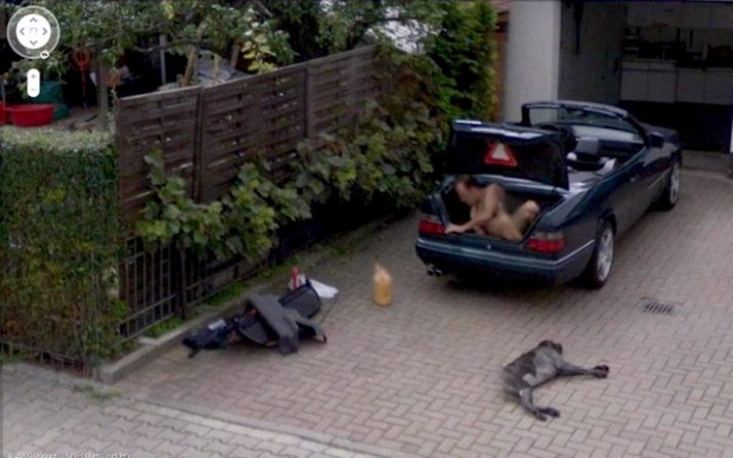 25 of the most insane shots made by the cameras of Google Street View