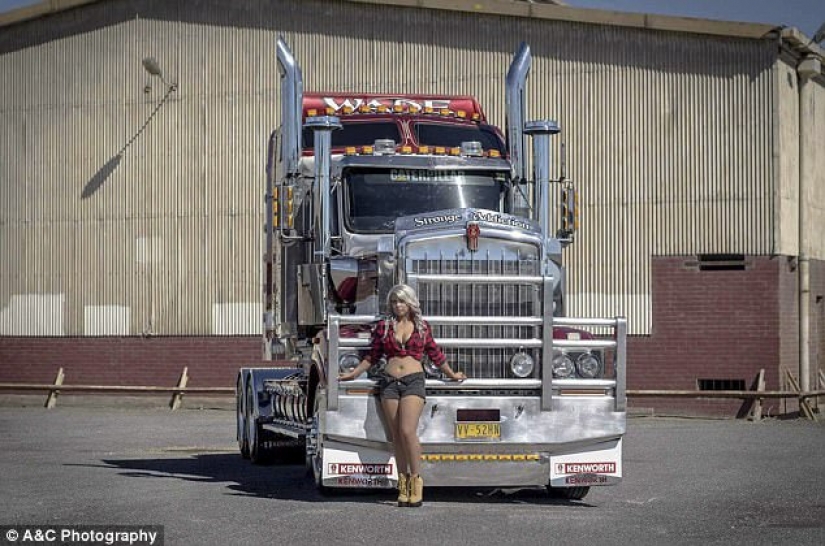 26-year-old truck driver: "I dress up like Barbie, but among the drivers I'm your guy."