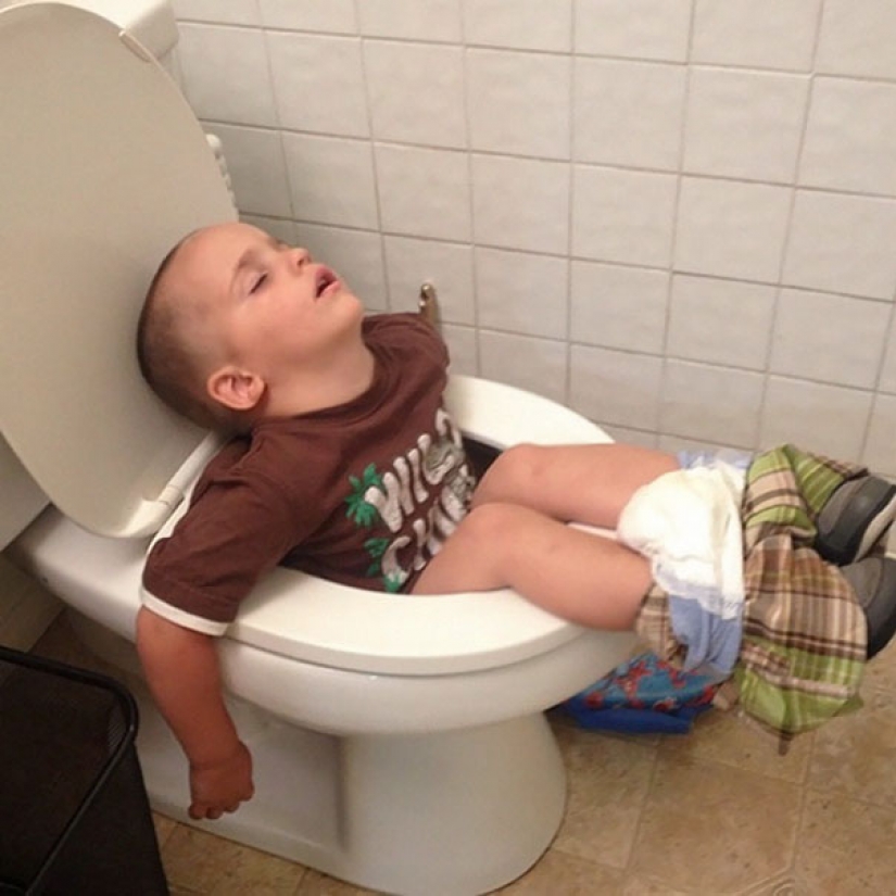 30 proof that kids can sleep anywhere, anywhere and anytime