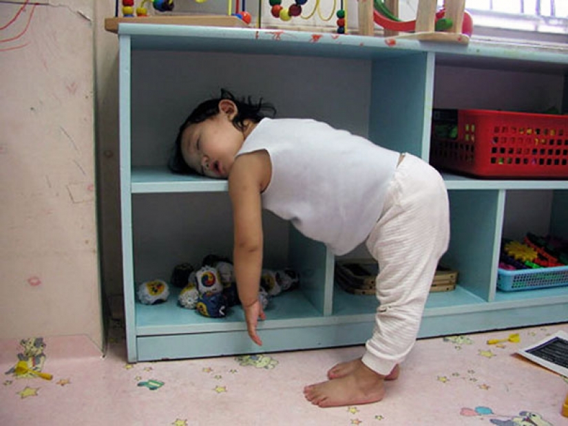 30 prueba de que los niños pueden dormir en cualquier parte, en cualquier lugar y en cualquier momento