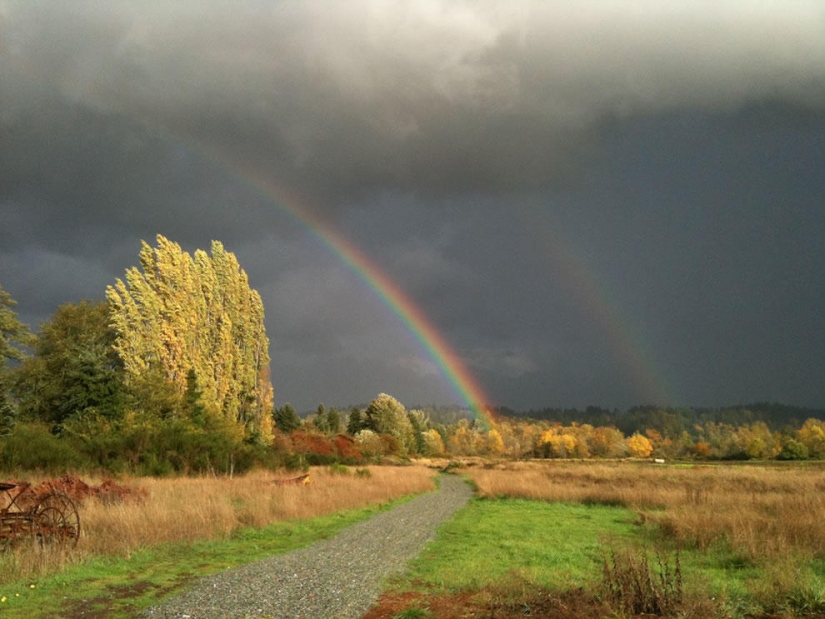 50 stunning photos of a double rainbow