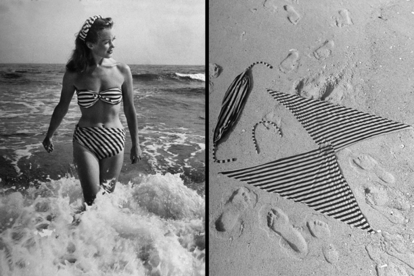 73 years ago there was the smallest swimsuit in the world — bikini