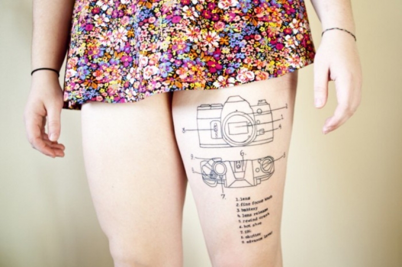 8 tatuajes-instrucciones, que pueden ser útiles a los demás
