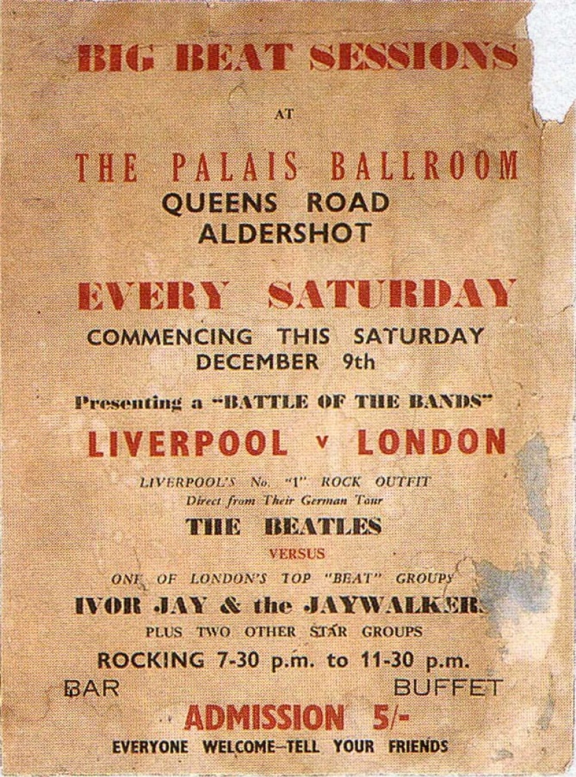 9 de diciembre de 1961: el día del concierto de los Beatles llegaron a 18 personas