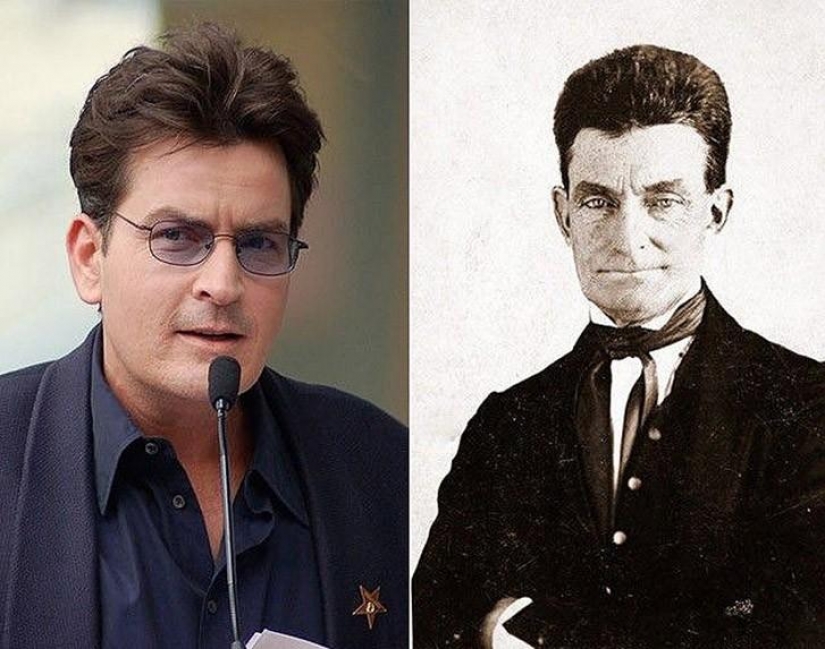 A striking resemblance to Hollywood celebrities and their historical doppelgangers