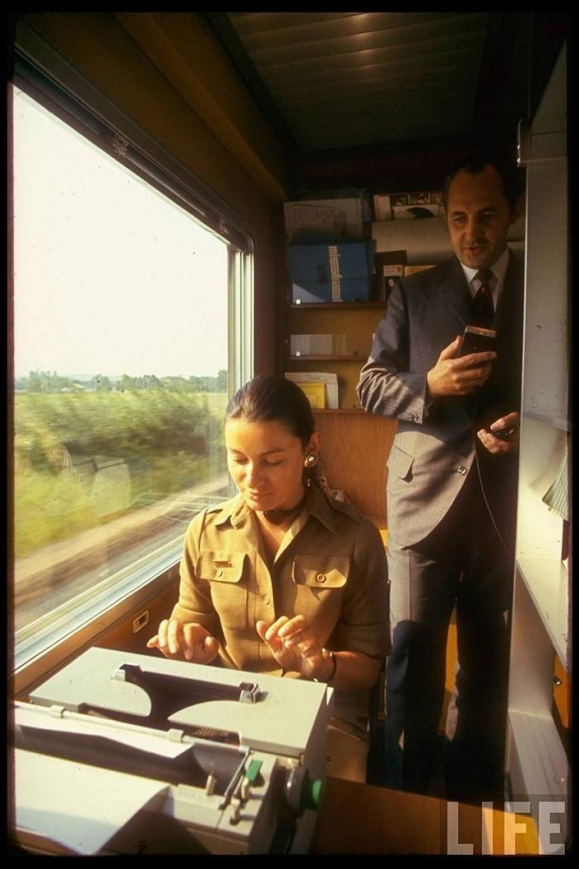 A trip to Europe in 1970 on the train