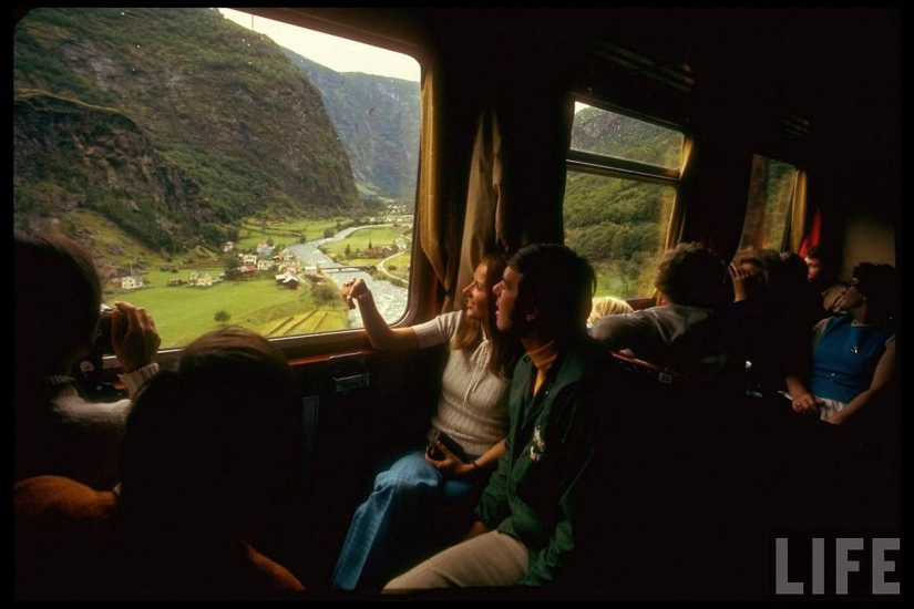 A trip to Europe in 1970 on the train