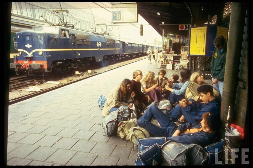 A trip to Europe in 1970 on the train