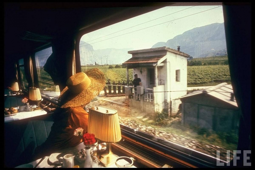 A trip to Europe in 1970 on the train