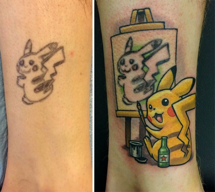 All is not lost: the brilliant examples of the repair of a failed tattoo