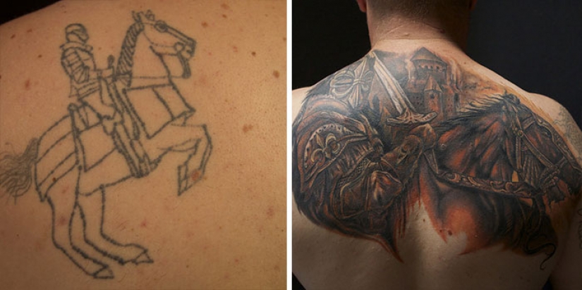 All is not lost: the brilliant examples of the repair of a failed tattoo