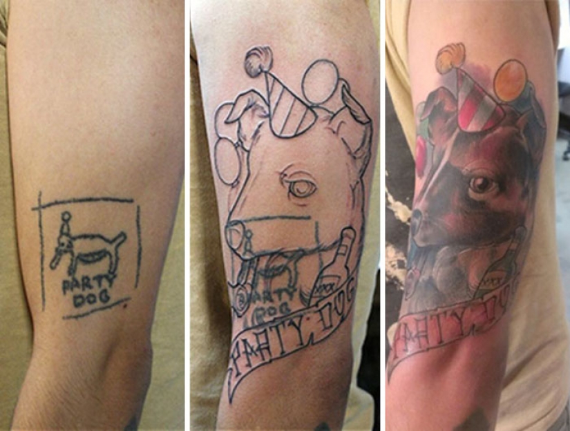 All is not lost: the brilliant examples of the repair of a failed tattoo