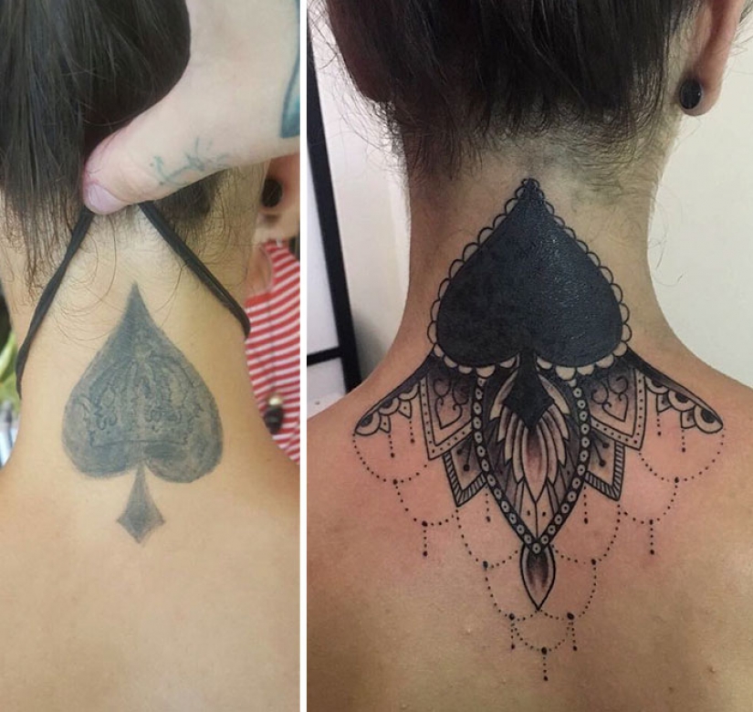 All is not lost: the brilliant examples of the repair of a failed tattoo