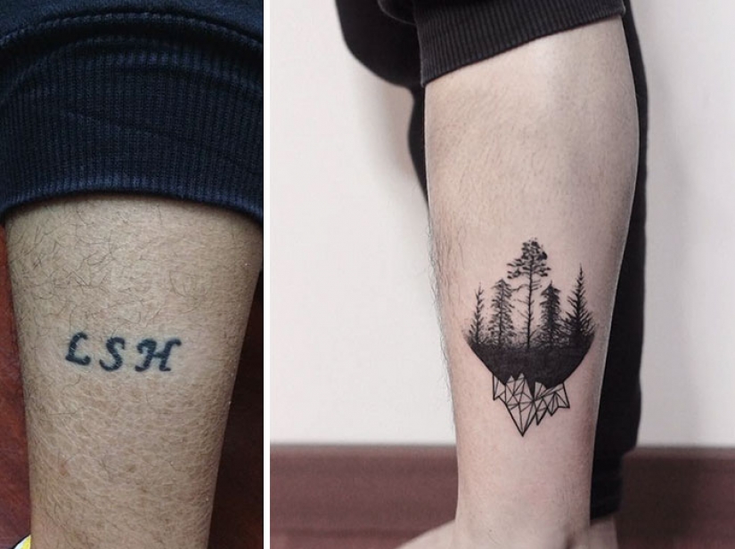 All is not lost: the brilliant examples of the repair of a failed tattoo