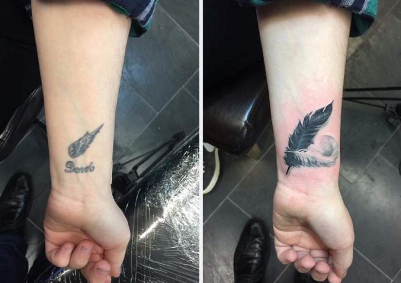 All is not lost: the brilliant examples of the repair of a failed tattoo