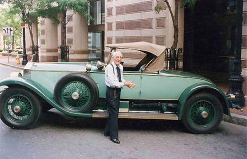 Allen swift es el hombre que es de 78 años de edad fue a la misma Rolls-Royce