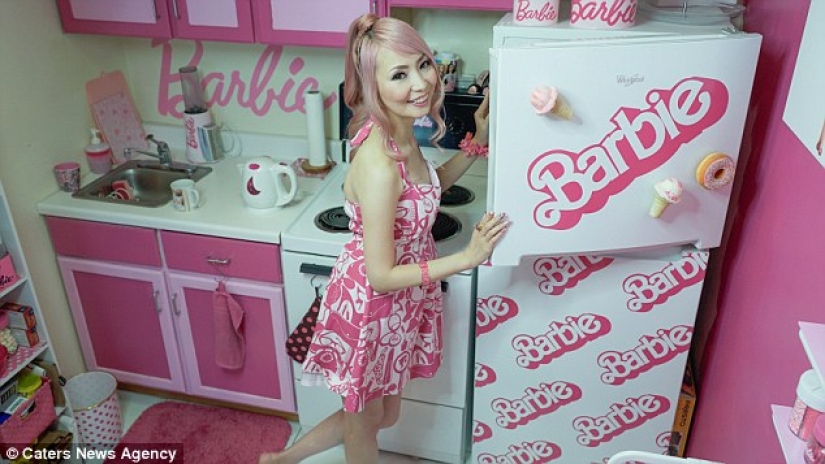 América sacó de 70 mil dólares para convertir su casa en una Barbie casa de los sueños