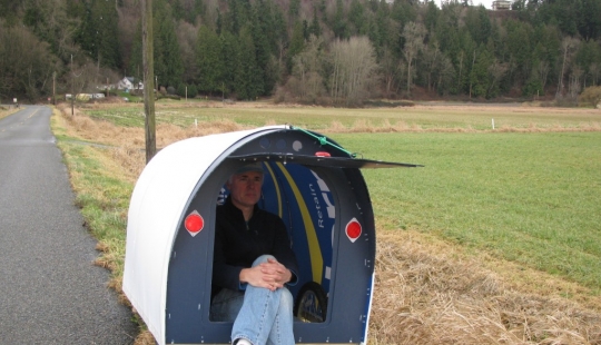 American many years of traveling in the tiny cabin he had built with his own hands