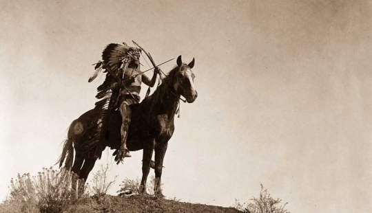 Años 1904-1924: la vida de los Indios de América del Norte fotos de Edward Curtis