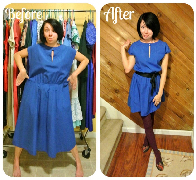 Antes y después: la increíble transformación de ropa de segunda mano