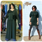 Antes y después: la increíble transformación de ropa de segunda mano