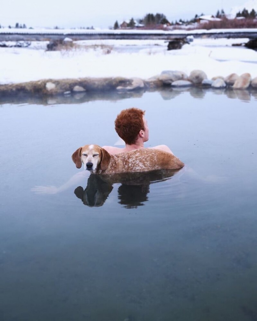 As a traveling photographer Theron Humphrey and his dog Maddie