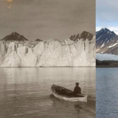 As melting the Arctic: an impressive comparison shots of the XX century and modern