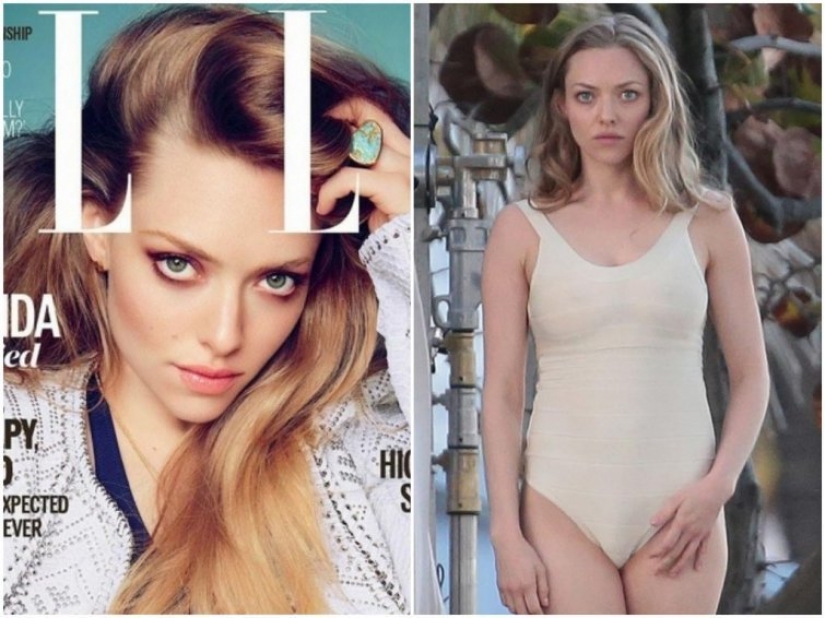 As the stars appear on the covers of magazines and in real life: from Britney Spears to Vanessa Paradis